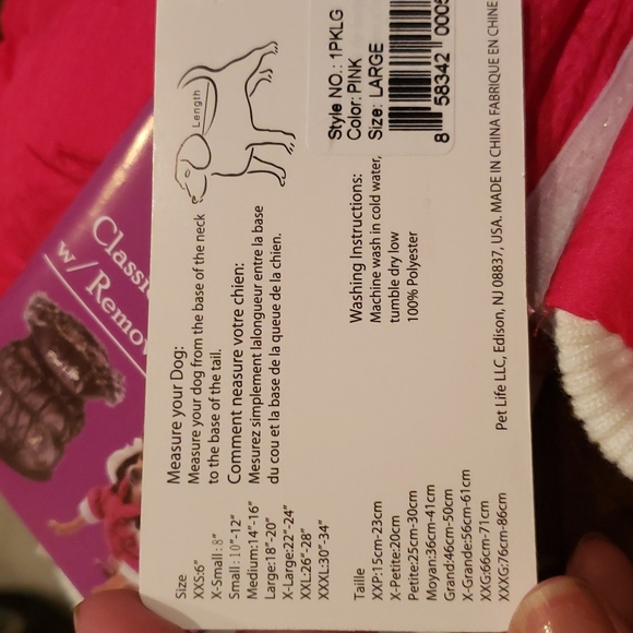 NWT Pink Dog Ski Parker - Picture 3 of 3
